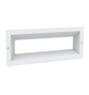 BRICKTRI: Exterior LED Tri-CCT Recessed Rectangular Frosted Diffuser Wall / Brick Lights IP65