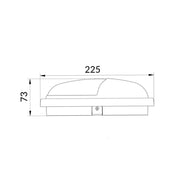 BULK: LED Exterior Eyelid Bulkhead Lights IP65