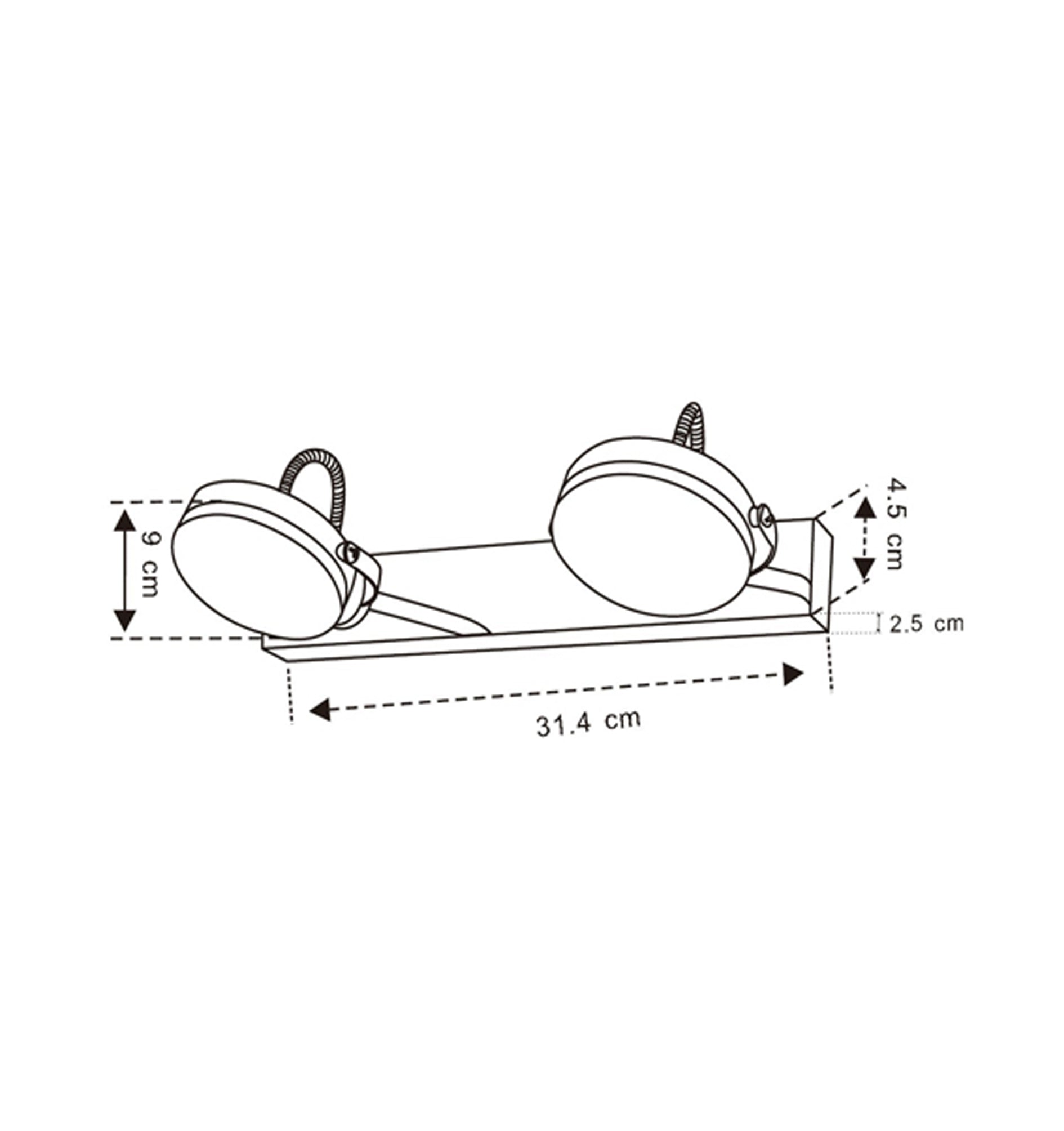 SEATTLE: City Series LED Interior Adjustable Medium Bar Chrome Wall Light