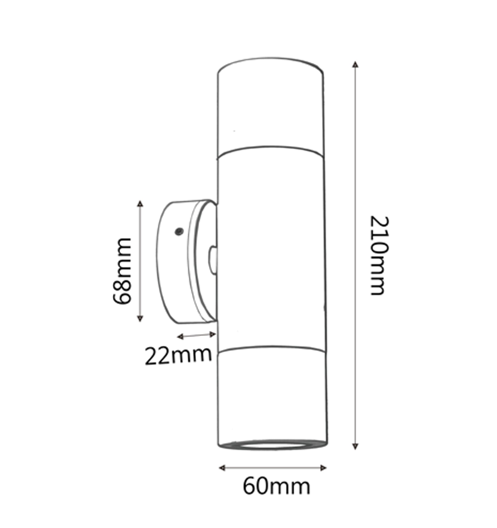 MR16 Exterior Wall Pillar Spot Lights (Copper) IP65