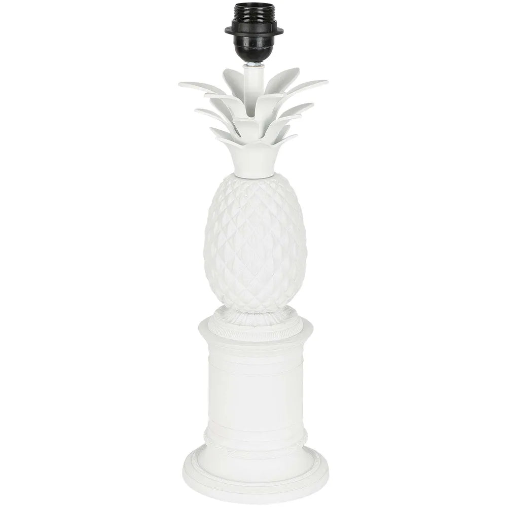 Bermuda Table Lamp White Brass