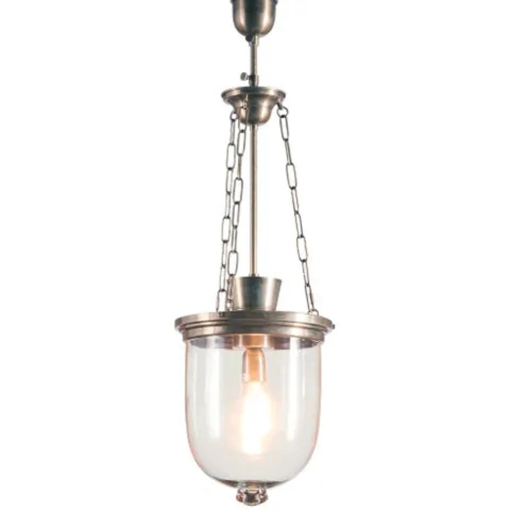 Ashford Pendant Light Antique Silver Brass