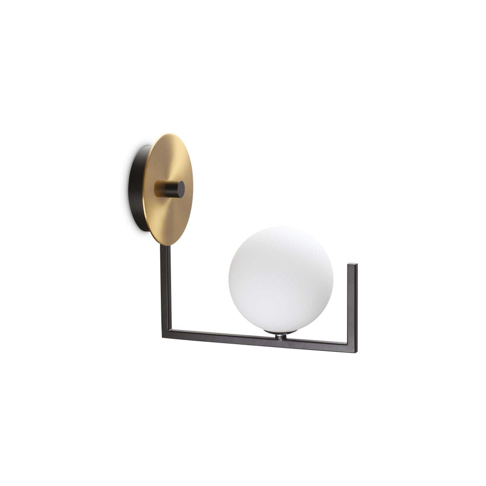 Birds Ap1 Wall Sconce Black Metal / Brass