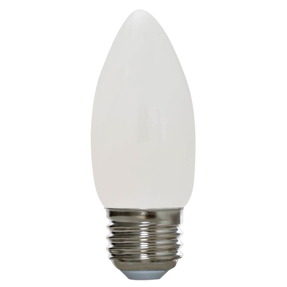 Candle LED Filament Globe 240V 4W ES Opal Glass 5000K
