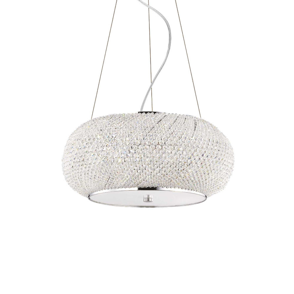 Pasha' Sp6 Pendant 6 Lights Crystal