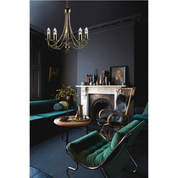 Zanzibar Chandelier 5 Light - Antique Brass