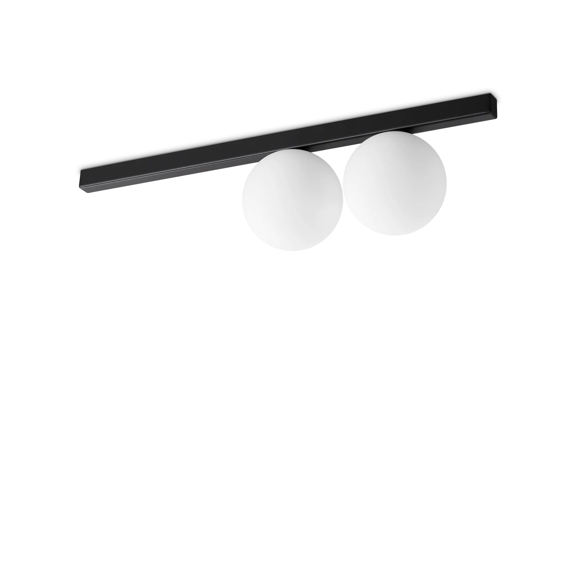Binomio 2 Light LED Flush Mount Light 4W 3000K Black