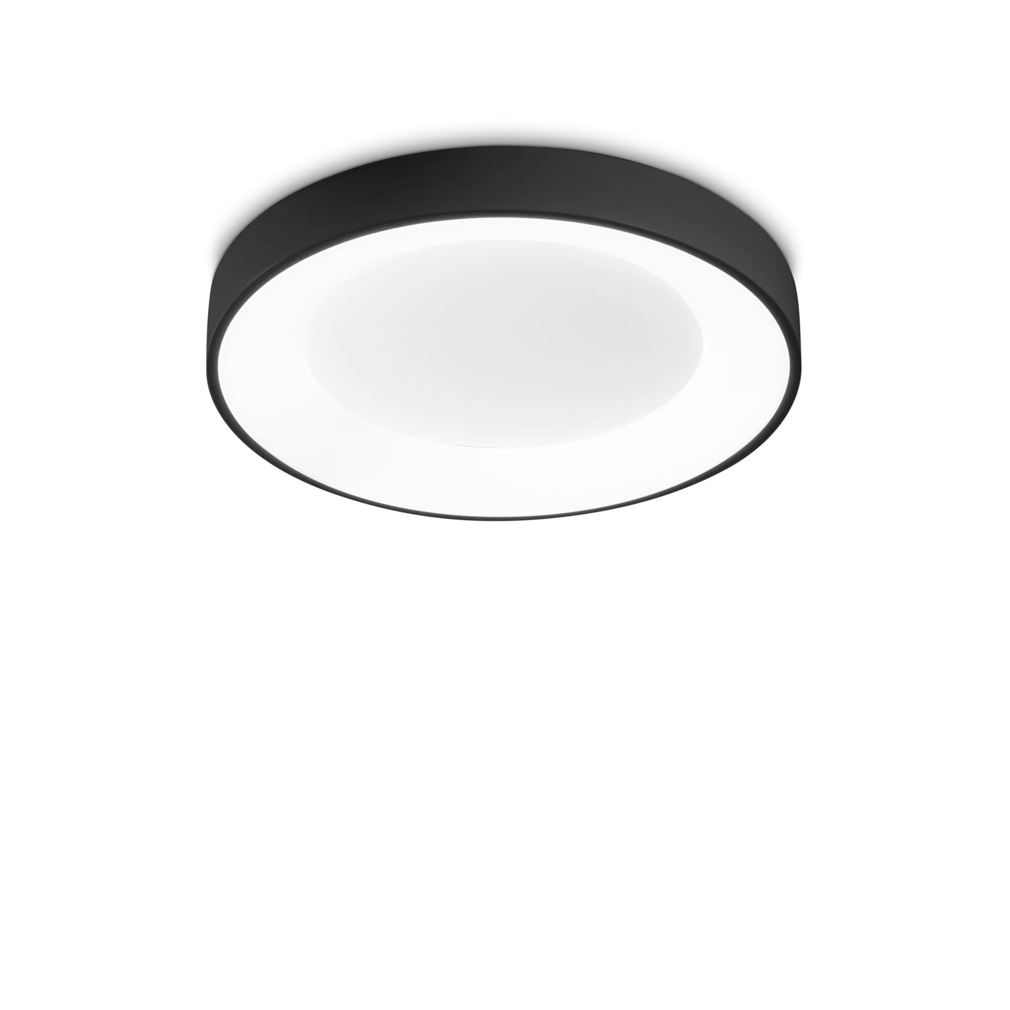 Planet 400mm LED Ceiling Flush Mount Light 20W 3000K Black