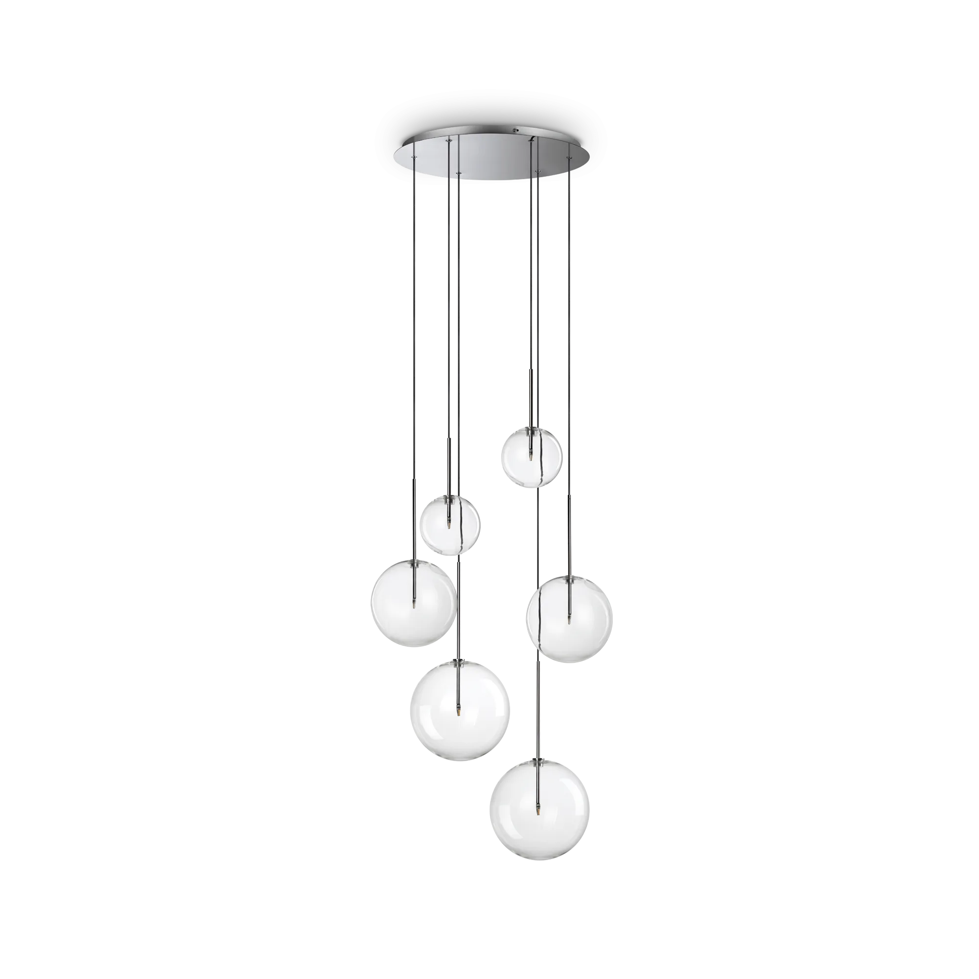 Equinoxe 6 Light LED Pendant 2W 3000K Chrome