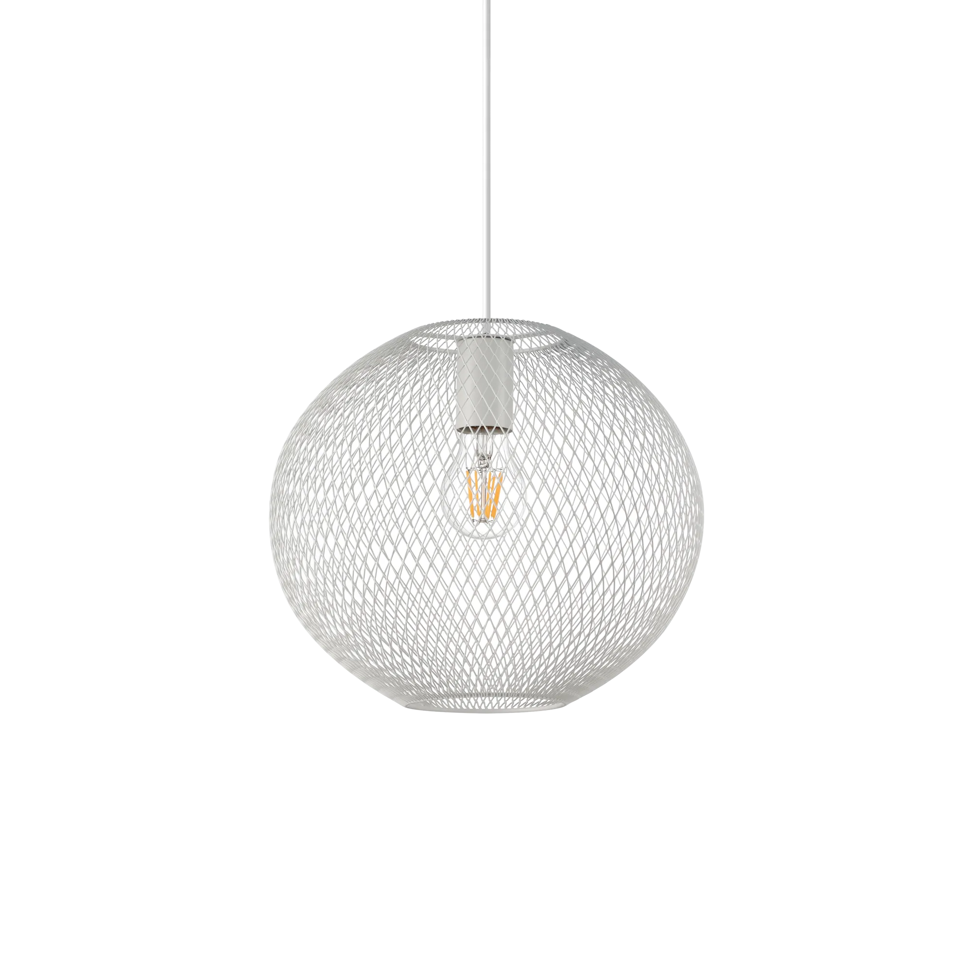 Net Medium Pendant Light White