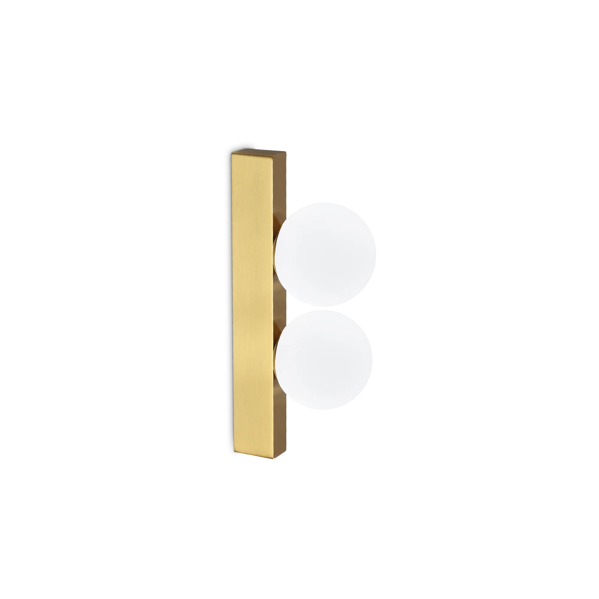 Ping Pong 2 Light LED Wall Light 6W 3000K Brass