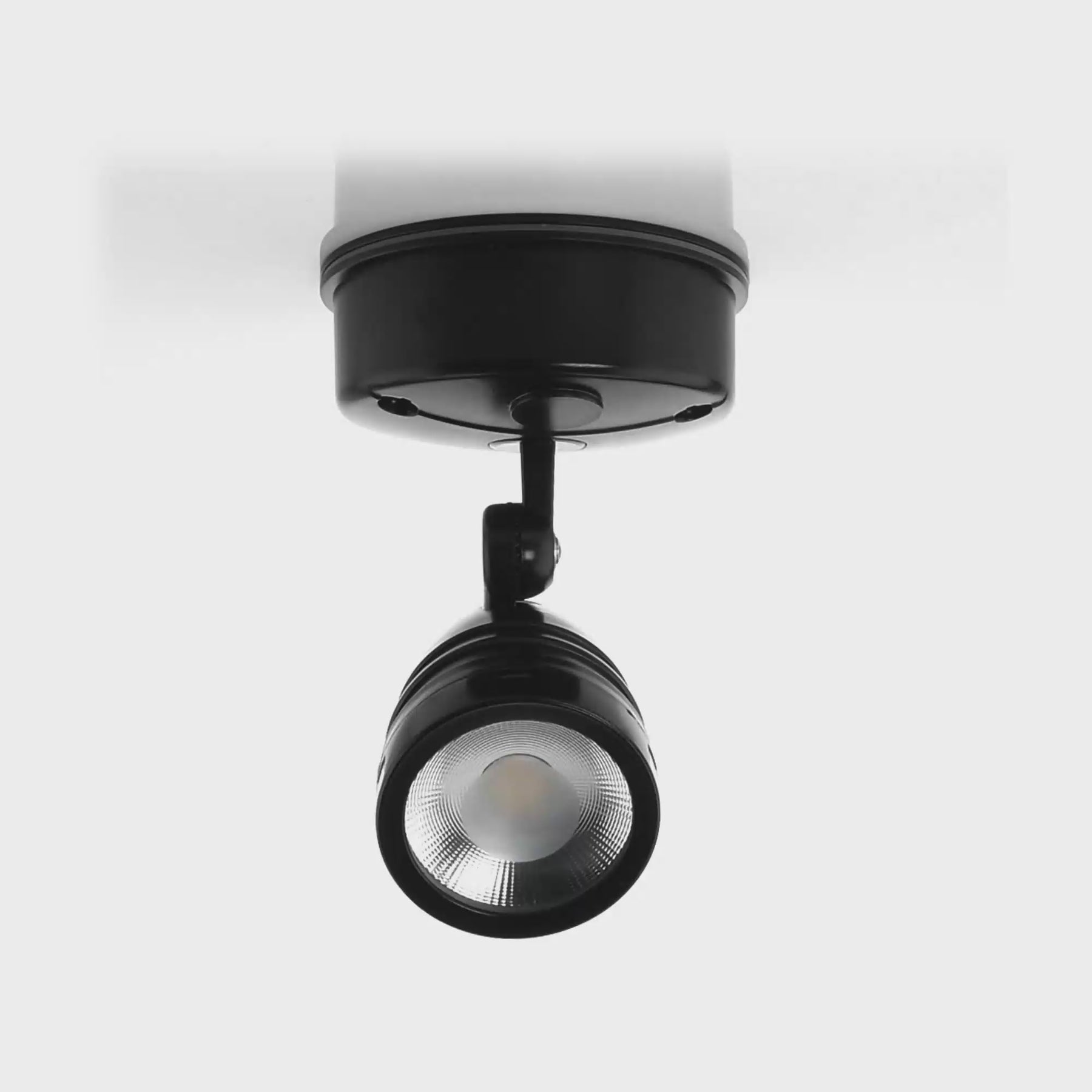 Havit Lighting Focus Polycarbonate Black Single Adjustable Spot Light