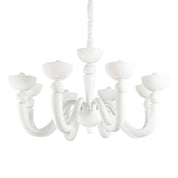 Bon Bon Sp8 Chandelier 8 Lights Matt White Metal