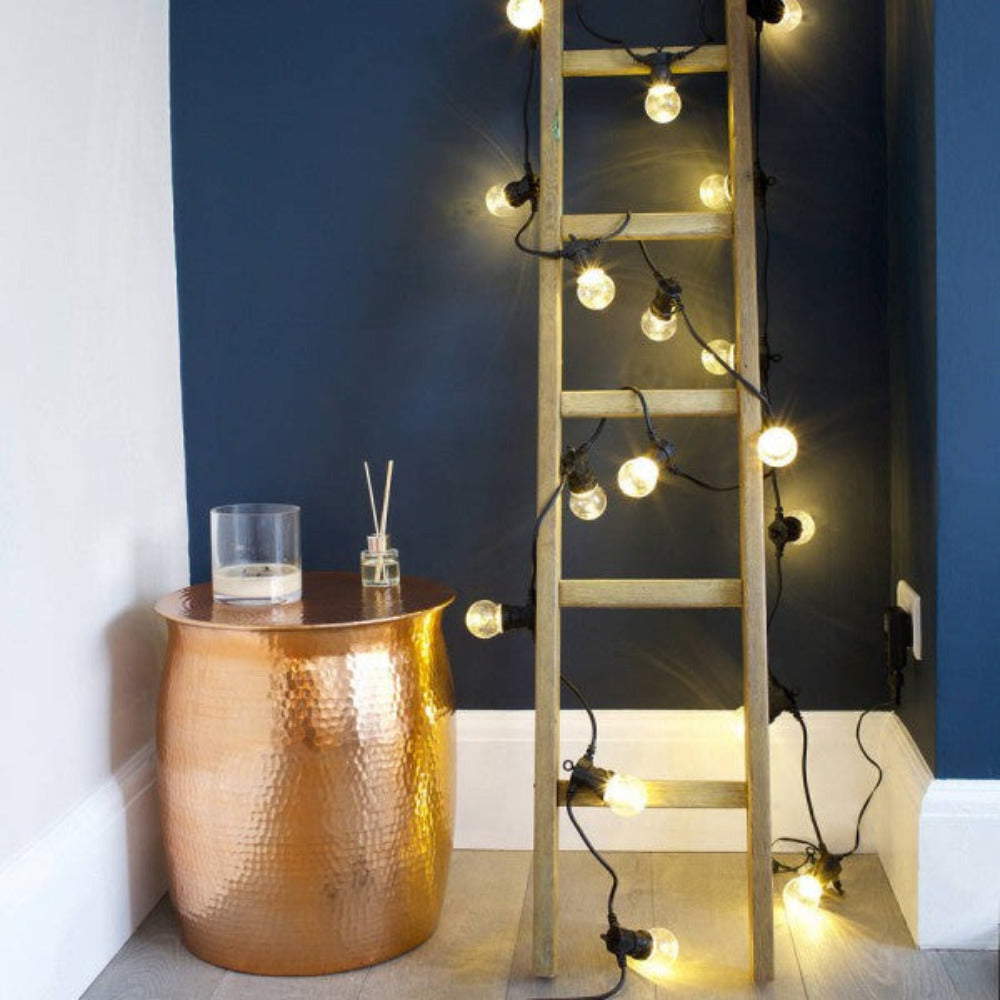 LED Festoon 20 Lights Black Opal
