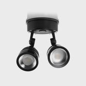 Havit Lighting Focus Polycarbonate Black Double Adjustable Spot Light