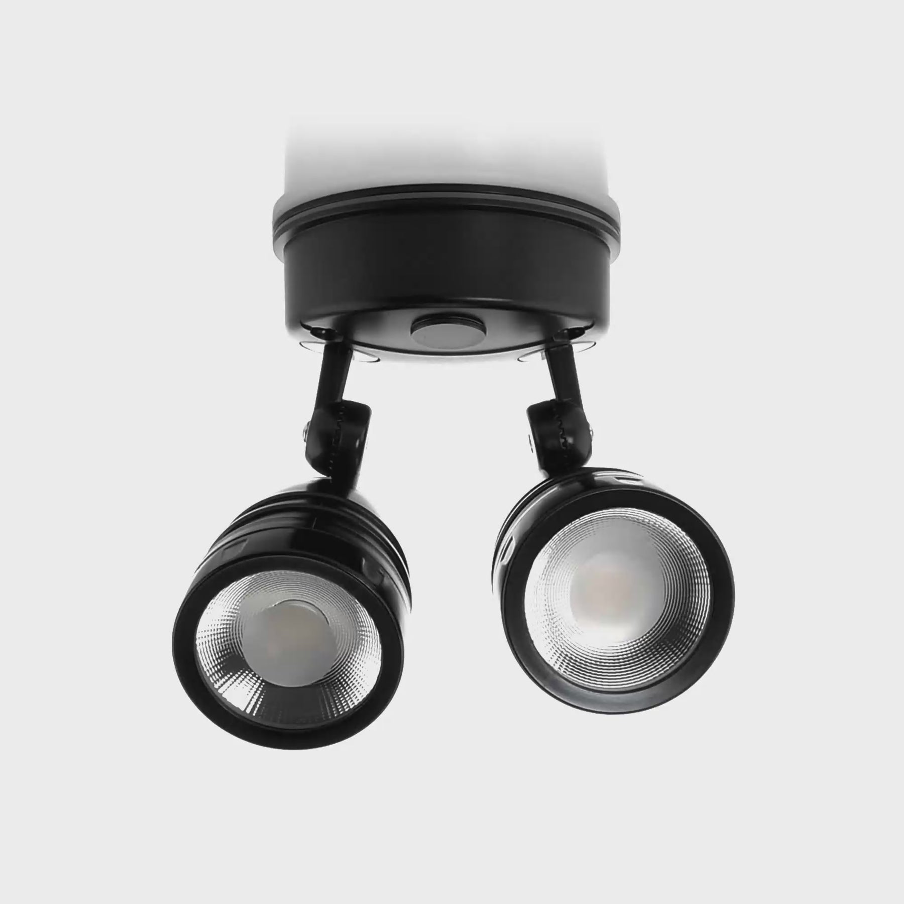 Havit Lighting Focus Polycarbonate Black Double Adjustable Spot Light