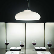 Aria Sp1 Pendant Light White Glass