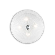 Shell Pl4 Round DIY Batten Fix 4 Lights Glass