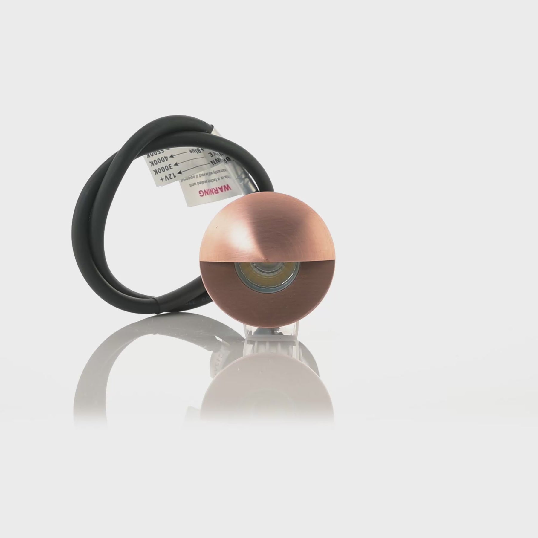 Havit Lighting Mini Ollo Copper LED Step Light with Eyelid
