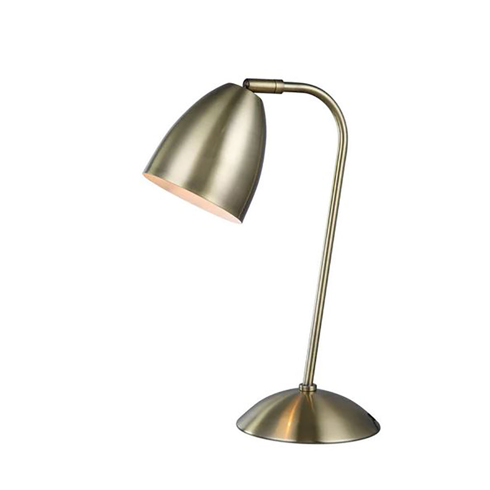 Astro Table Lamp Antique Brass Metal