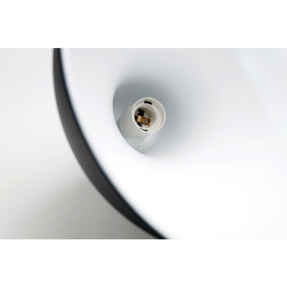 Toronto 1 Light Pendant Black