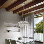 Audi-80 Sp8 Pendant 8 Lights Glass