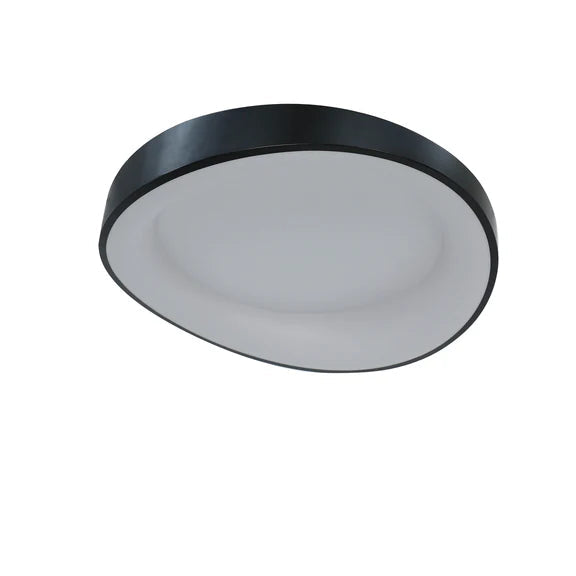 Hayley Small LED Flush Mount Light 24W Tri Colour Black