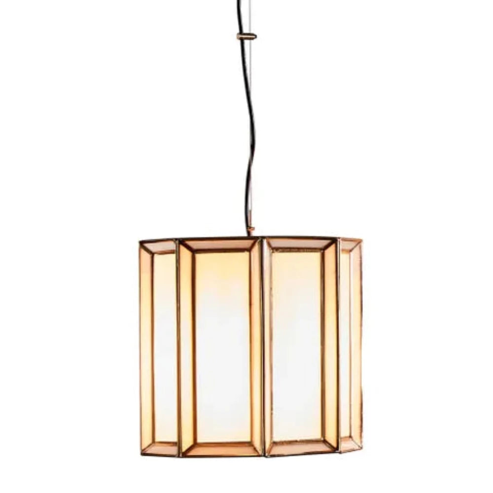 Deakin Pendant Light Brass Iron / Glass