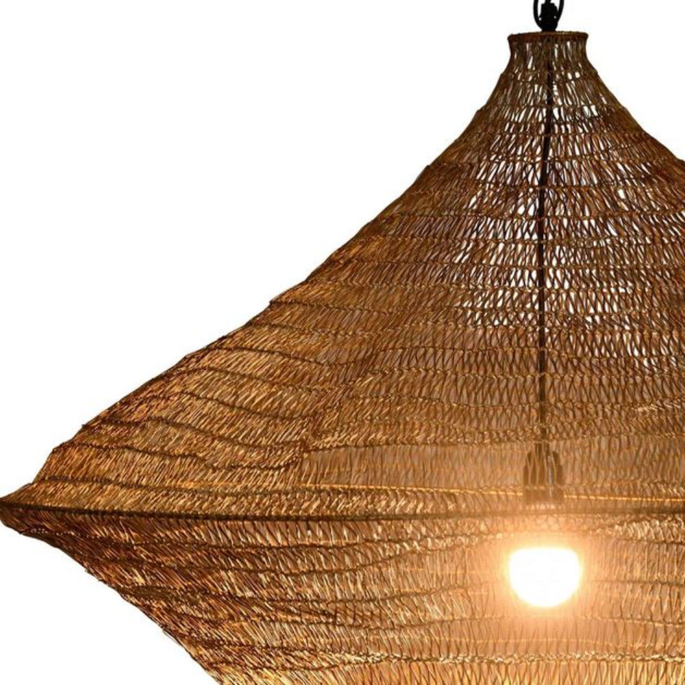 Metropolitan Pendant Light H540mm Brass Aluminium