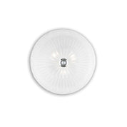 Shell Pl3 Round DIY Batten Fix 3 Lights Glass