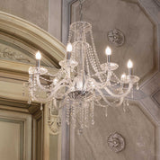 Amadeus Sp8 Chandelier 8 Lights Clear Glass / Crystals