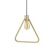Triangle Abc Sp1 Pendant Light Brass