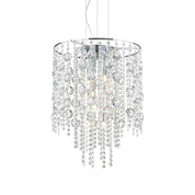 Evasione Sp8 Crystal Pendant 8 Lights Chrome