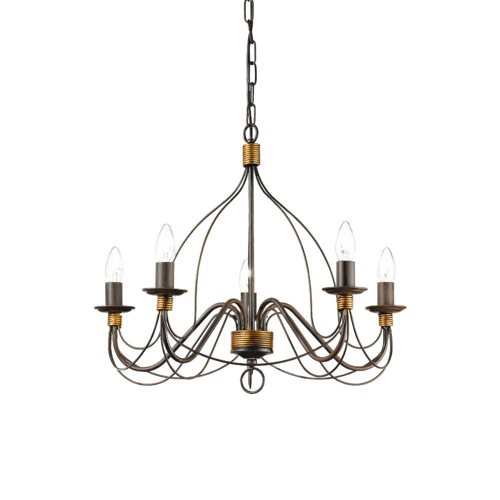 Corte Sp5 Chandelier 5 Lights Metal