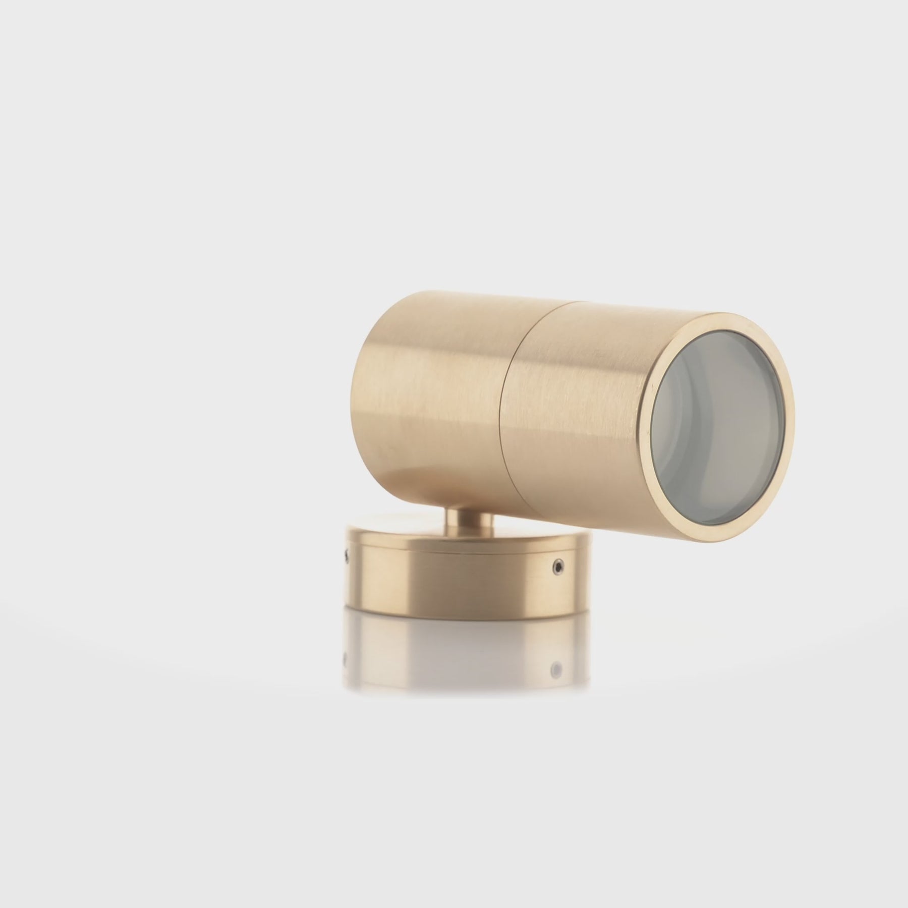 Havit Lighting Tivah Solid Brass TRI Colour Fixed Down Wall Pillar Lights