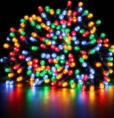 Solar/usb multicolor  500 fairy lights