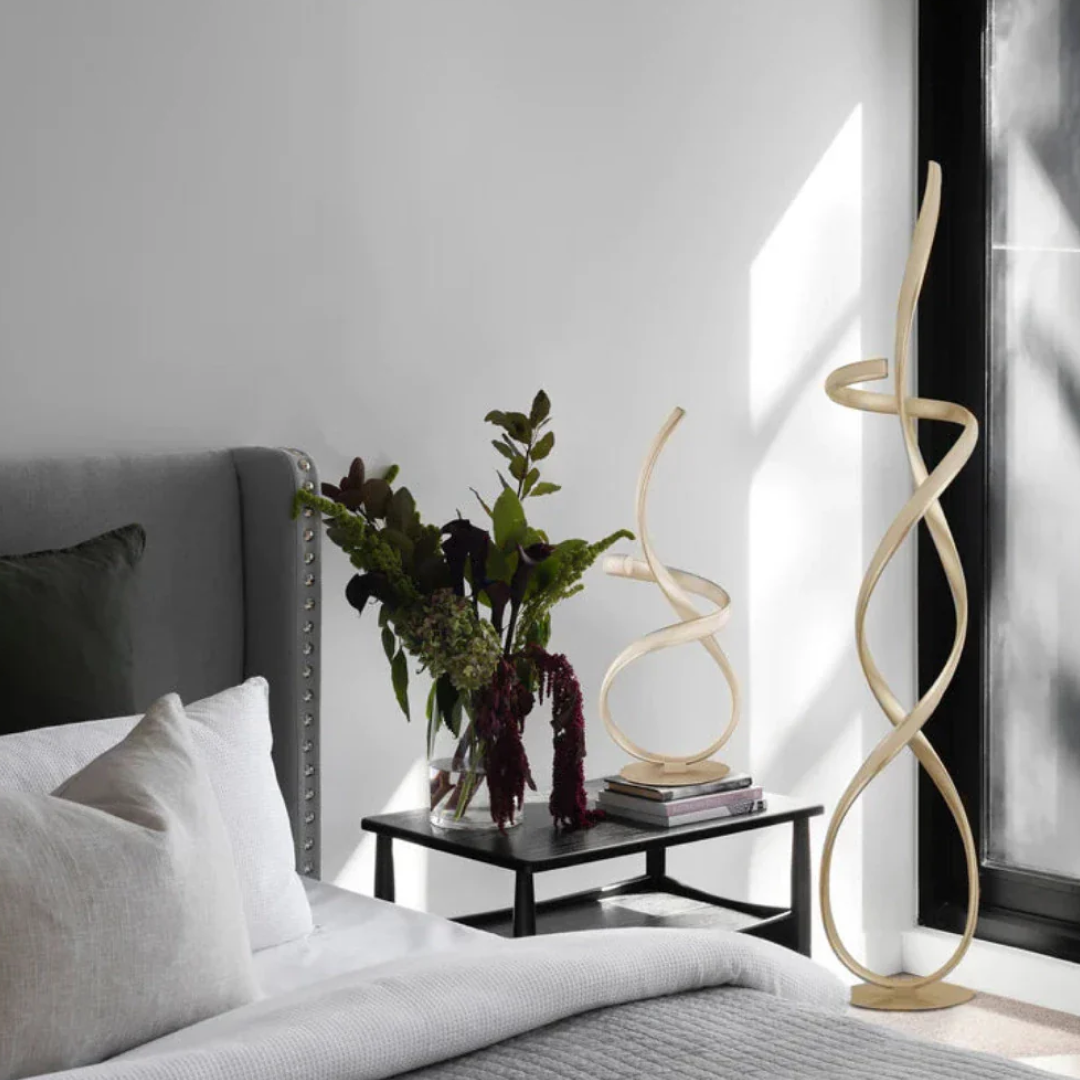 Ainhoa LED Floor Lamp Gold Metal 3000K