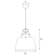 Kaelan 1 Light Metal Pendant Mint