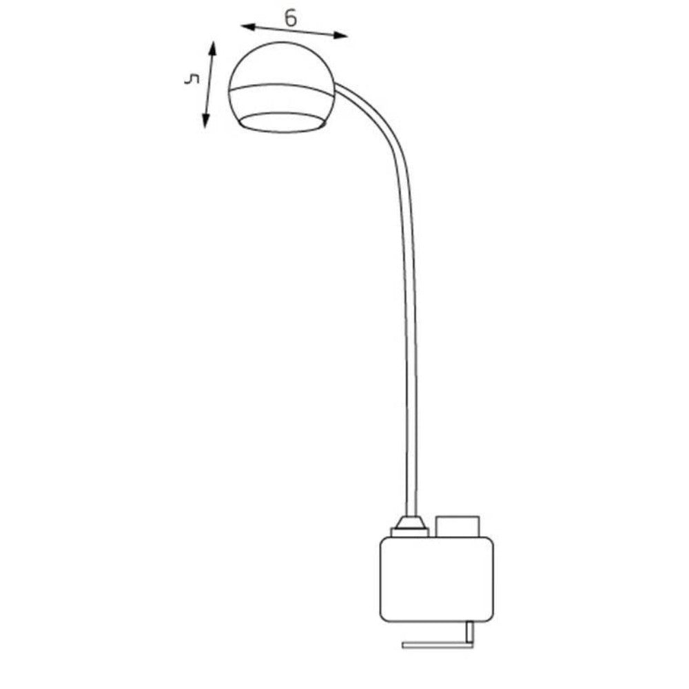 Multi-Functional 2.4W LED Desk Lamp White