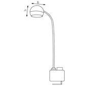 Multi-Functional 2.4W LED Desk Lamp White
