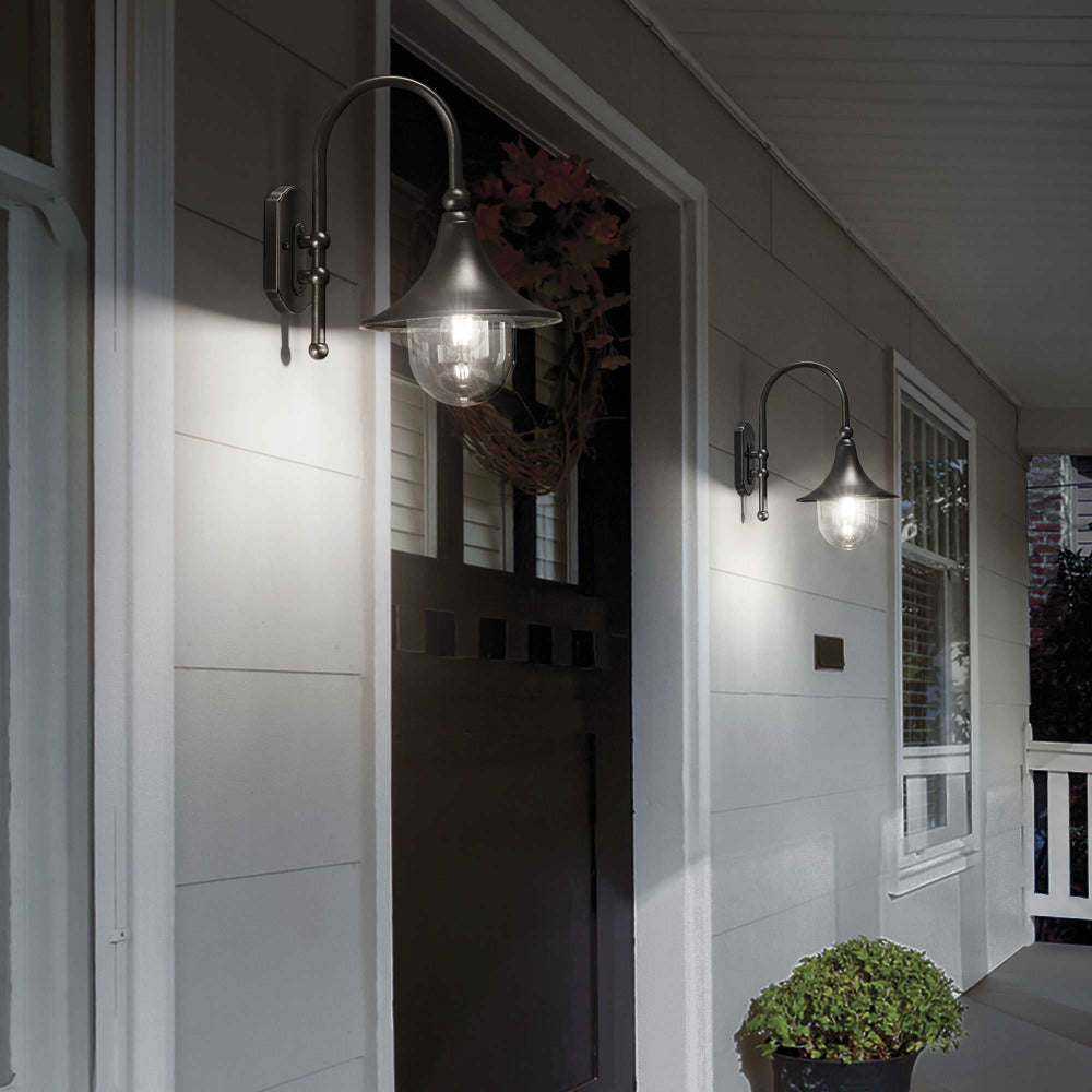 Cima Ap1 Exterior Wall Light Aluminum