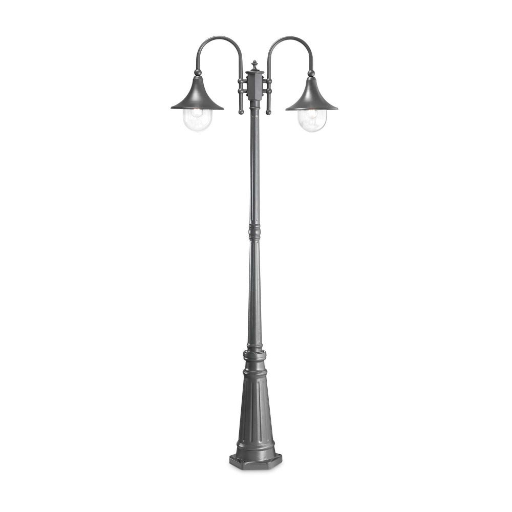 Cima Pt2 Post 2 Lights Aluminum