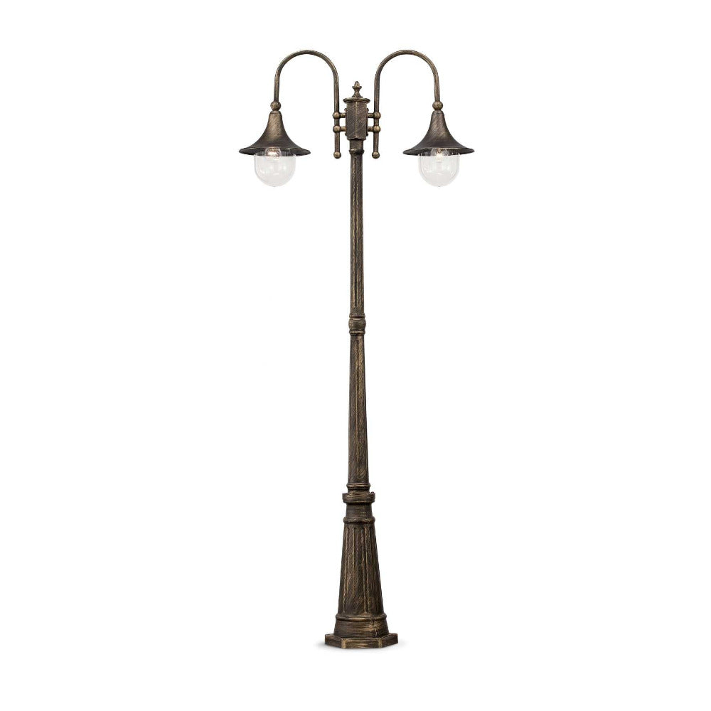 Cima Pt2 Post 2 Lights Aluminum