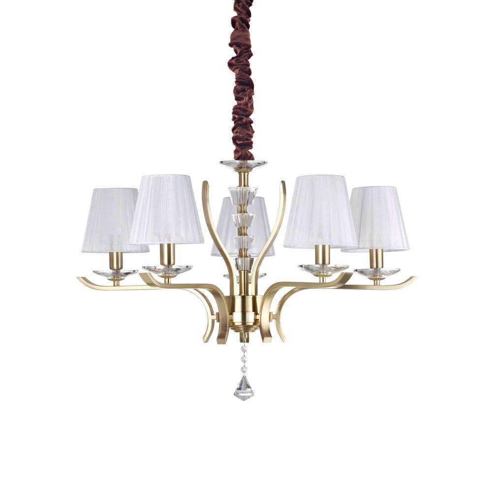 Pegaso Sp5 Chandelier 5 Lights Metal / Crystal