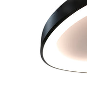 Hayley Small LED Flush Mount Light 24W Tri Colour Black