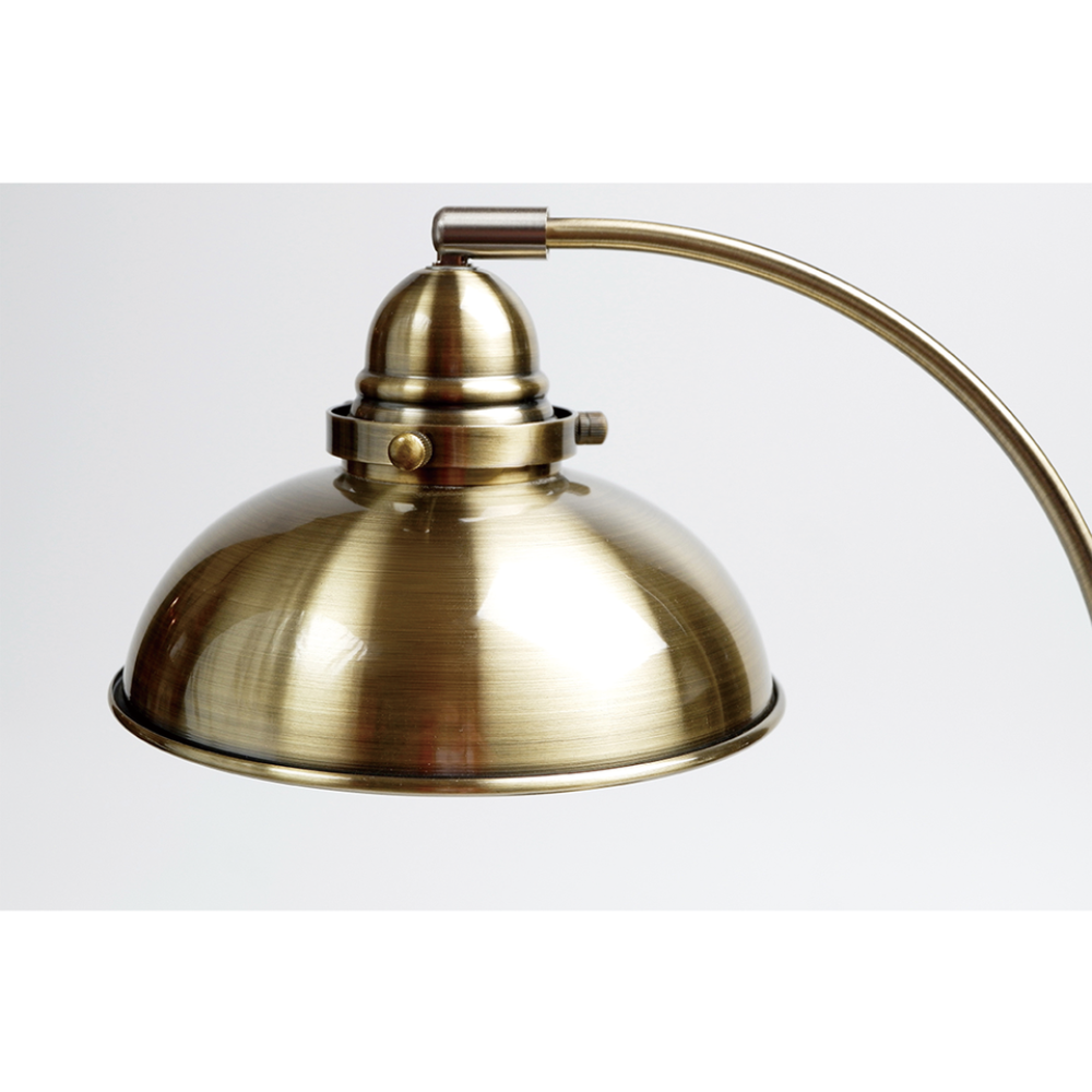 Manor Floor Lamp Weathered Brass