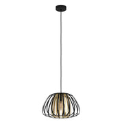 Encinitos Pendant Light W375mm BlacK / Gold