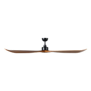 Currumbin DC Ceiling Fan 60" Matte Black & Merbau Blade