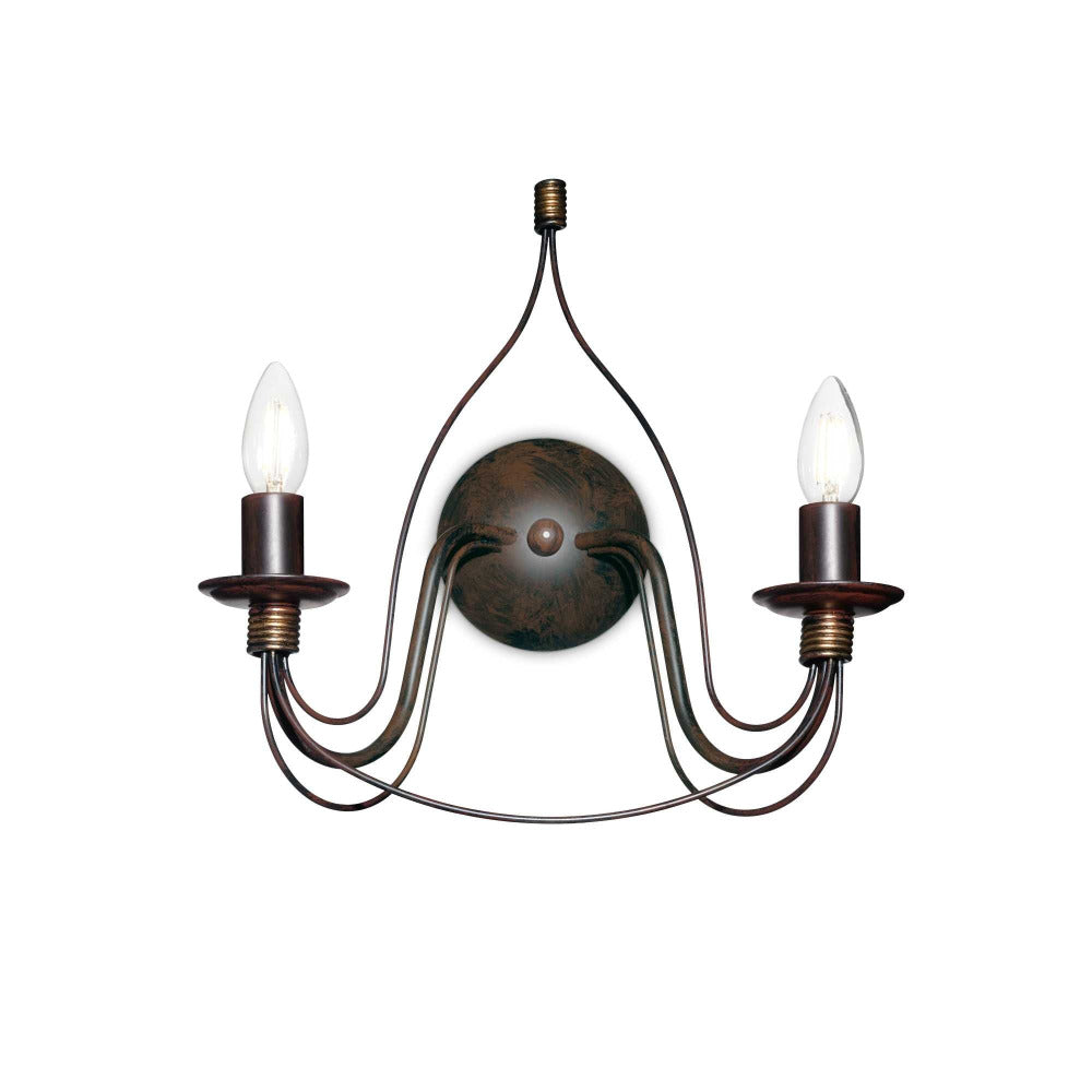 Corte Ap2 Wall Sconce 2 Lights Metal