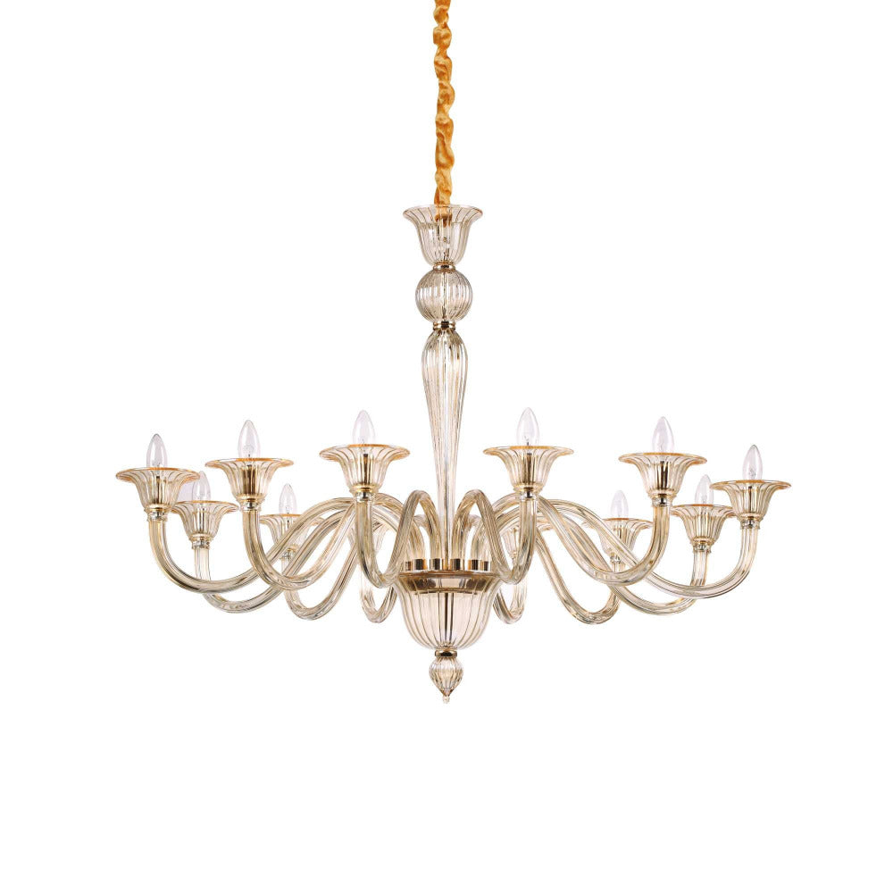 Brigitta Sp12 Chandelier 12 Lights Metal / Glass